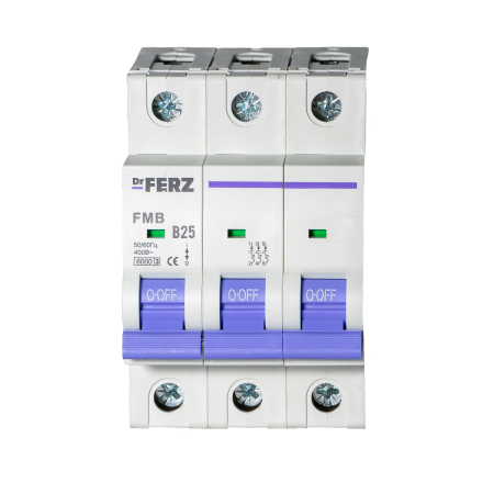 FMB-B 6kA 3P 25 х-ка B Автоматический выключатель